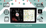 Магнитола для Toyota Yaris 2007-2010 - Vaycar VA77U-0010-2K на Android 13, 8-ядер, 2K QLED, ТОП процессор, CarPlay,4G SIM-слот