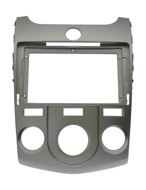 Комплект рамки с разъёмами 9" KIA Cerato 2008-2013 кондей (серебро)