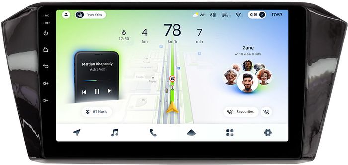 Магнитола для Volkswagen Passat B8 2015+ (без штатного усилителя) - Teyes CC4L монитор 10" IPS на Android 14, Быстрая, Snapdragon 662, CarPlay, 4G SIM-слот