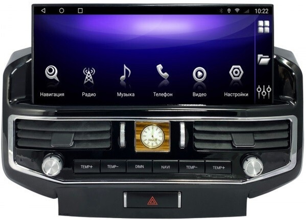 Магнитола для Toyota Land Cruiser 200 2007-2015 (с штат. камерой или 360) - Parafar PF381L12T2 монитор 12.3" на Android 13, 8+128Гб, CarPlay, SIM-слот