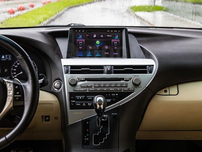 Магнитола для Lexus RX270, RX350 AL10 2012-2015 (ШГУ цветной, штатное меню не поддерживается, рамка тип 2) - Teyes CC3-2K-360 монитор 9.5" 2K QLED на Android 10, 6Гб+128Гб, CarPlay, 4G SIM-слот, 4 камеры в комплекте