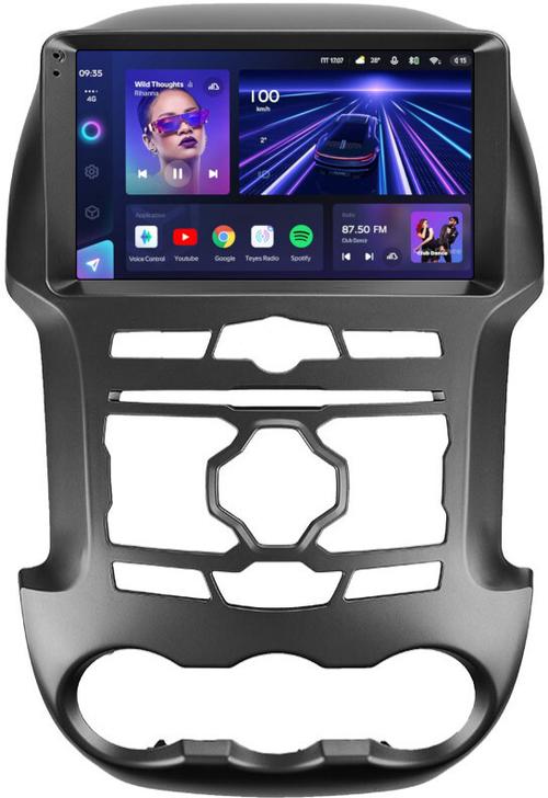 Магнитола для Ford Ranger 3 2011-2015 (рамка тип 1) - Teyes CC3L монитор 9" IPS на Android 10, 8-ядер, CarPlay, 4G SIM-слот