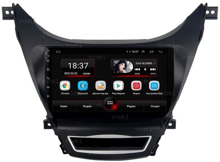 Магнитола для Hyundai Elantra 5 MD 2013-2015 (рестайлинг) - AK391R9-MTK Android 10, 8-ядер, 2Гб-32Гб