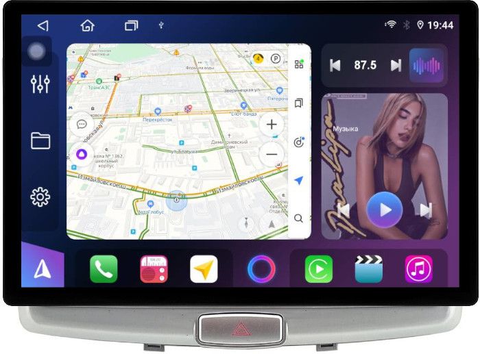 Магнитола для Haval H6 2014+ - FarCar BX877 монитор 13" 2K QLED на Android 13, Быстрая, CarPlay, 4G SIM-слот