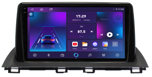 Магнитола для Mazda 3, Axela 2013-2019 - Parafar PF884RN2K на Android 13, QLED+2K, ТОП процессор, 4Гб+32Гб, CarPlay, 4G SIM-слот