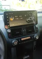 Магнитола для Toyota Land Cruiser Prado 150 2009-2013 (поддержка JBL) - Teyes LUX ONE монитор 12.3" 2K QLED на Android 10, Быстрая, CarPlay, 4G SIM-слот