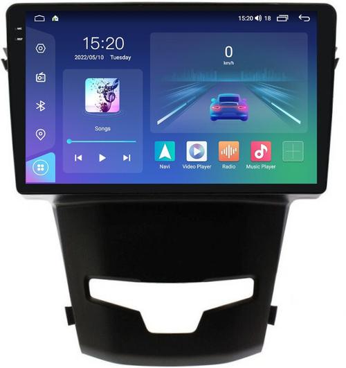 Магнитола для SsangYong Actyon II 2013-2021 - Parafar PF355U2K на Android 13, Быстрая, QLED+2K, CarPlay, 4G SIM-слот