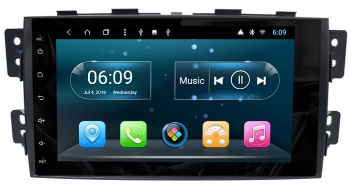 Магнитола для KIA Mohave 2008-2017 - Kuberg KR-9233-S9 на Android 8, 8-ЯДЕР, 4ГБ-64ГБ, SIM-слот