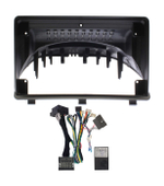 Магнитола для Opel Antara 2006-2015 (перенос БК вниз, черная) - FarCar BX9-360-7282B монитор 9.5" 2K QLED на Android 13, 6Гб+128Гб, CarPlay, 4G SIM-слот, 4 камеры в комплекте