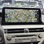 Магнитола для Lexus RX 2009-2012 (монохром) - RDL-LEX-RX-12.3-M-09-12 монитор 12.3" на Android 13, Быстрая, CarPlay, 4G SIM-слот, джойстик в комплекте