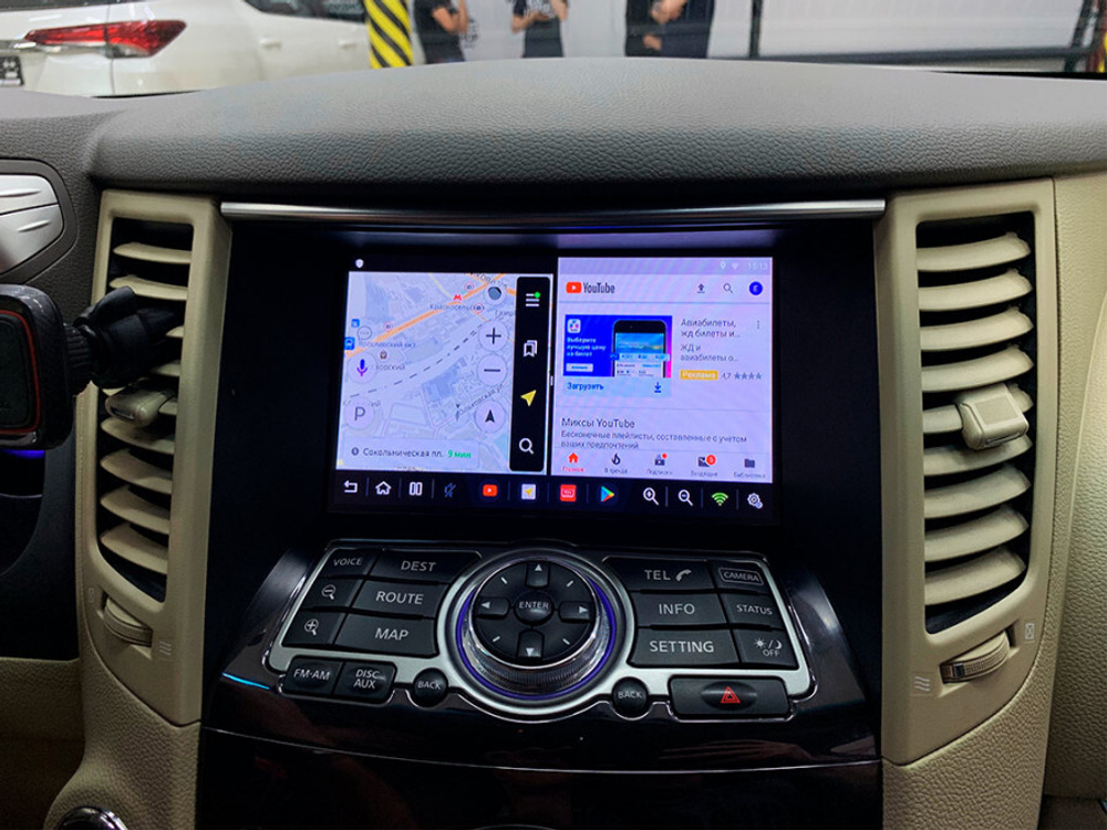 Мультимедиа блок с навигацией для Infiniti QX70, FX30d, FX37, FX50 2010-2016 - RDL-NIS-08IT на Android 12, Carplay, 4G SIM-слот, 8/128ГБ