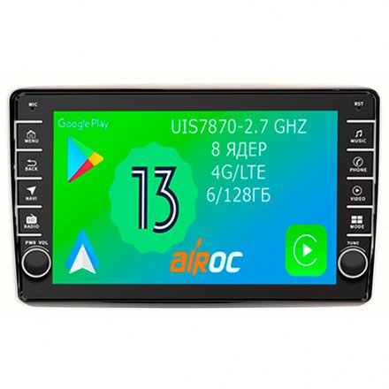 Магнитола для Citroen Jumper, Fiat Ducato, Peugeot Boxer 2006-2022 (без штатной магнитолы) - Airoc AB-1501 (кнопки и крутилки), Android 13, TS20, 6/128Гб, SIM-слот, CarPlay