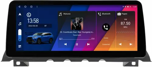 Магнитола для BMW 7-серия (F01/F02) 2009-2015 - Canbox H-Line 2015 монитор 12.3" QLED в стиле BMW на Android 10, ТОП-процессор, CarPlay, 4G SIM-слот