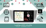 Магнитола для Toyota Harrier XU30 2003-2013, Lexus RX 2003-2009 (монохром, рамка вниз) - Vaycar VA37-0300 9" на Android 13, Быстрая, 4G SIM-слот