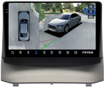 Магнитола для Ford Fiesta MK6 2008-2012 (красный БК, рамка тип 1) - Teyes CC3-2K-360 на Android 10, 2K QLED, 6Гб+128Гб, CarPlay, 4G SIM-слот, 4 камеры в комплекте