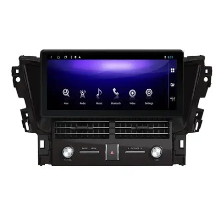 Магнитола для Toyota Alphard H30, Vellfire 2 2015-2023 (более 10 динамиков) - Kuberg KP-T1213 монитор 12.3", Android 10, 6Гб+128Гб, CarPlay, SIM-слот