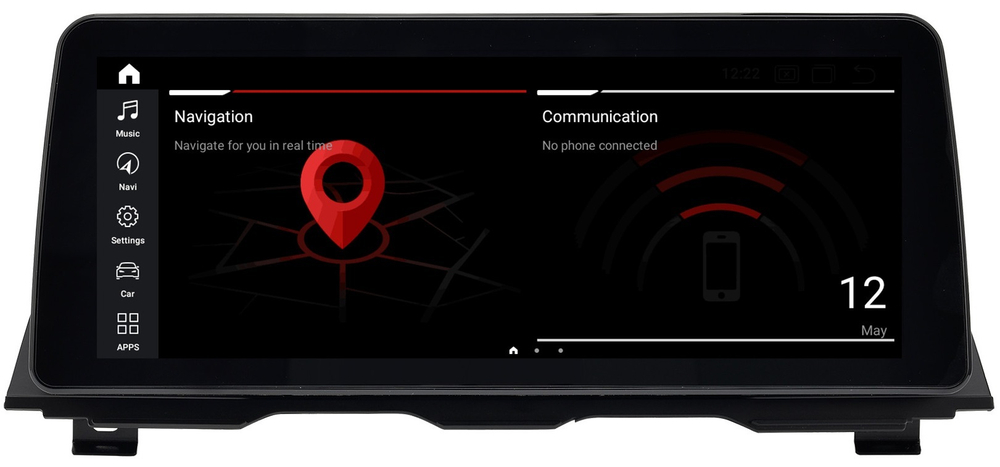 Магнитола для BMW 5-серия F10 2010-2013 CIC - RDL-1278 монитор 12.3" на Android 13, 8+128Гб, CarPlay, 4G SIM-слот