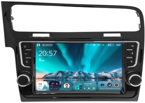 Магнитола для Volkswagen Golf 7 2012-2020 (рамка с крутилками и кнопками) - Teyes CC4 монитор 9.2" 2K QLED на Android 14, Snapdragon 680, DSP, CarPlay, 4G SIM-слот