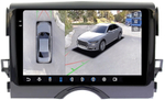 Магнитола для Toyota Mark X 130 2009-2019 - FarCar BX9-360-9537 монитор 9.5" 2K QLED на Android 13, 6Гб+128Гб, CarPlay, 4G SIM-слот, 4 камеры в комплекте