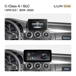 Магнитола для Mercedes-Benz GLC X253 2015-2019 NTG 5.0 - FarCar MB1006 монитор 12.3" на Android 13, 8Гб+128Гб, CarPlay, 4G SIM-слот