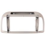 Комплект рамки с разъёмами 9" Nissan March 3 K12 2002-2010 серебро
