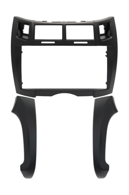 Комплект рамки с разъёмами 9" Toyota Yaris/Vitz P90 2005-2010 черная Тип 2 с боковинами