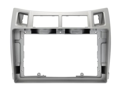 Комплект рамки с разъёмами 9" Toyota Yaris/Vitz P90 2004-2010 серебро тип 1