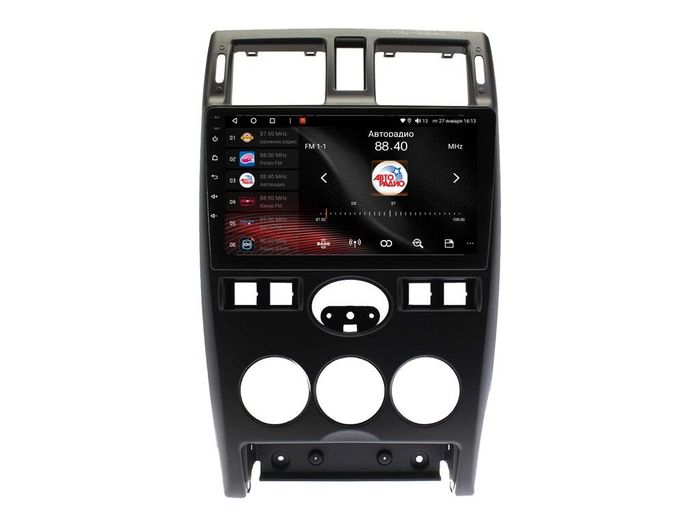 Магнитола для Lada Priora 2007-2013 (рамка черная) - Vaycar VA33-3112 на Android 13, 8-ядер, 4G SIM-слот