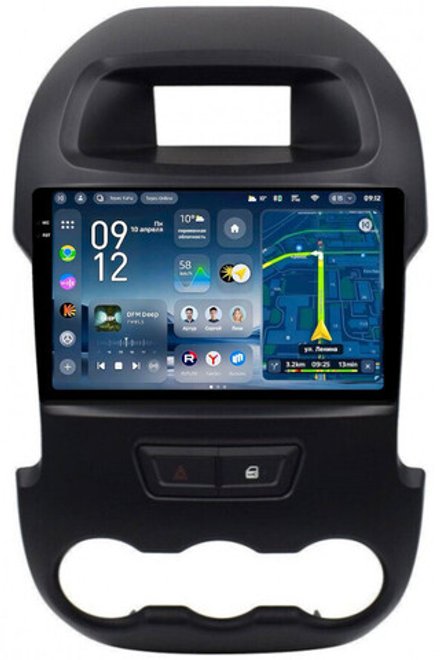 Магнитола для Ford Ranger 3 2011-2015 (рамка тип 2) - Teyes CC4-PRO монитор 9.5" 2K QLED на Android 13, Snapdragon 778G, ИИ, CarPlay, DSP, 4G SIM-слот