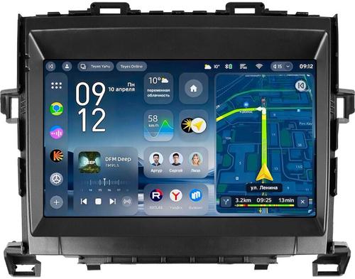Магнитола для Toyota Alphard 2 H20, Vellfire 2008-2014 (более 10 динамиков) - Teyes CC4-PRO монитор 9.5" 2K QLED на Android 13, Snapdragon 778G, ИИ, CarPlay, DSP, 4G SIM-слот