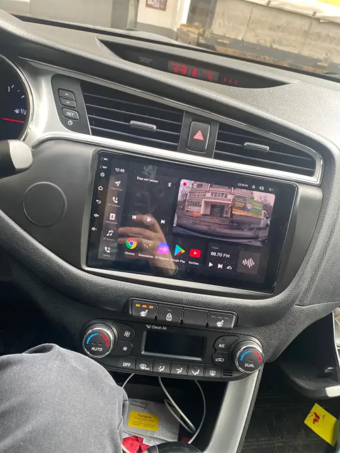 Магнитола для KIA Ceed 2 (JD) 2012-2018 (рамка матовая) - Canbox 9098 Qled, Android 10, ТОП процессор, SIM-слот