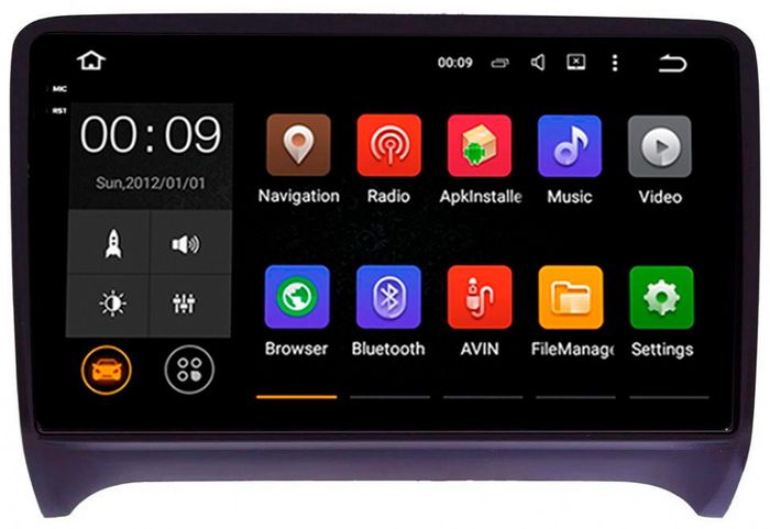 Магнитола для AUDI TT 2006-2014 (8J) - AIROC 2K RX-3609 Android 13, Быстрая, QLed+2K, CarPlay, SIM-слот