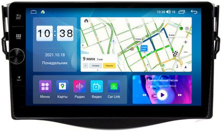 Магнитола для Toyota RAV4 30 2005-2012, Vanguard - Parafar PF018-1LHDAV на Android 12, ТОП процессор, 3Гб+32Гб, CarPlay, 4G SIM-слот