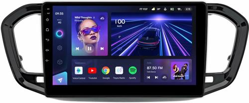 Магнитола для Lada Vesta NG 2023+ (без ШГУ, рамка черная глянцевая 9) - Teyes CC3L на Android 10, 8-ядер, CarPlay, 4G SIM-слот
