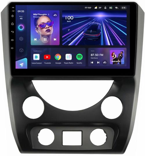 Магнитола для SsangYong Rexton 3 Y290 2012-2017 - Teyes CC3 монитор 9" QLED на Android 10, ТОП процессор, 4Гб+32Гб, CarPlay, 4G SIM-слот