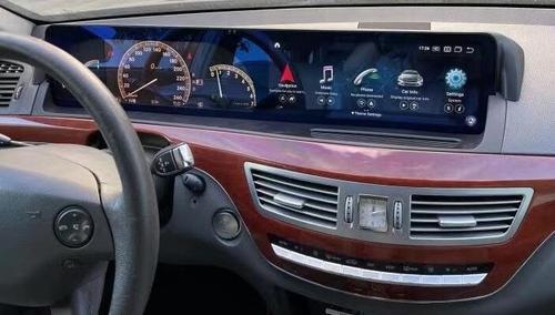 Магнитола для Mercedes-Benz S-класс (W221) 2005-2013, CL (C216) - Parafar PF7121A138/128S монитор 12.3" на Android 13, 8Гб+128Гб, CarPlay, 4G SIM-слот