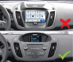 Магнитола для Ford Kuga 2 2012-2019 (без SYNC 3) - Kuberg QLed, Android 13, Быстрейшая, CarPlay, SIM-слот