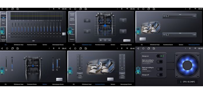 1DIN магнитола с поворотным 10" монитором - WideMedia Android 10, Быстрая, CarPlay, 4G SIM-слот