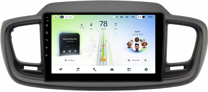 Магнитола для KIA Sorento Prime UM 2015-2020 (рамка большая) - Teyes CC4L монитор 10" IPS на Android 14, Snapdragon 662, CarPlay, 4G SIM-слот