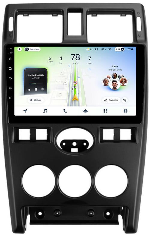 Магнитола для Lada Priora 2007-2013 (рамка черная) - Teyes CC4L монитор 9" IPS на Android 14, Snapdragon 662, CarPlay, 4G SIM-слот