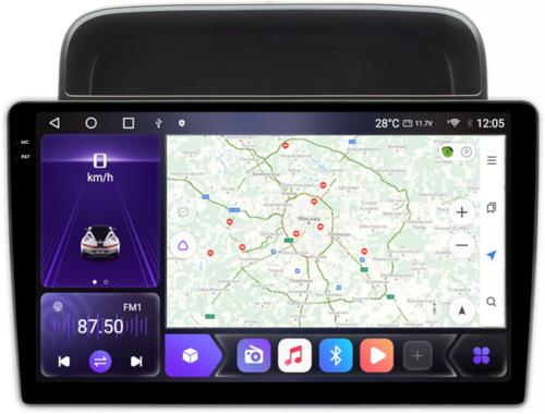 Магнитола для Toyota Land Cruiser 100, Lexus LX470 1998-2002 (климат на ШГУ) - Kuberg SF-1698-3 QLed+2K, Android 12, TS10,  CarPlay, 4G SIM-слот