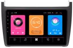 Магнитола для Volkswagen Polo 2009-2020 (рамка черная матовая) -  GT9-9091 на Android 10, 2ГБ-16ГБ