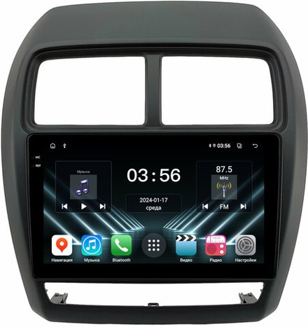 Магнитола для Mitsubishi ASX 2017+ - FarCar DX3230M монитор 9.5" IPS на Android 13, 4+64Гб, CarPlay