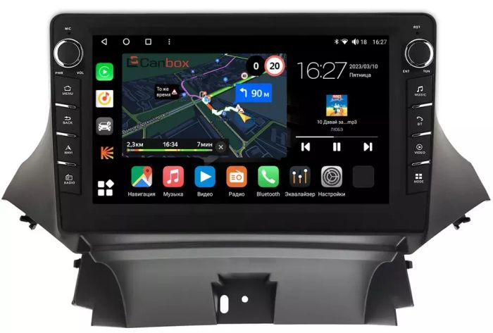 Магнитола для Chevrolet Orlando 2010-2018 - Canbox 9-6844 Android 10, Быстрая, CarPlay, 4G SIM-слот
