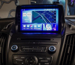 Магнитола для Ford Kuga 2011-2019 (рамка с зазорами) - Parafar PF362RN2K на Android 13, QLED+2K, ТОП процессор, 4Гб+32Гб, CarPlay, 4G SIM-слот