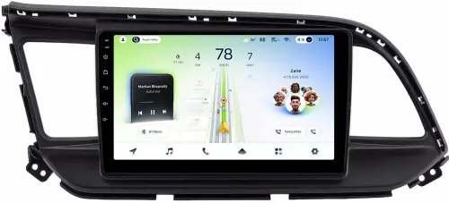 Магнитола для Hyundai Elantra 6 2018-2020 (штатная КЗВ) - Teyes CC4L монитор 9" IPS на Android 14, Быстрая, Snapdragon 662, CarPlay, 4G SIM-слот