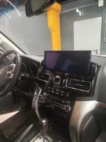 Магнитола для Toyota Land Cruiser 200 2007-2015 (климат на ШГУ, поддержка 360) - RDL-LC200H-07-15-New монитор 12.3" на Android 12, Быстрая, CarPlay, 4G SIM-слот