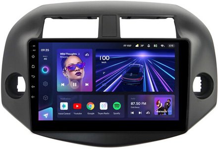Магнитола для Toyota RAV4 30 2005-2012, Vanguard (рамка под 10") - Teyes CC3 Android 10, ТОП процессор, 4/32 Гб, CarPlay, SIM-слот