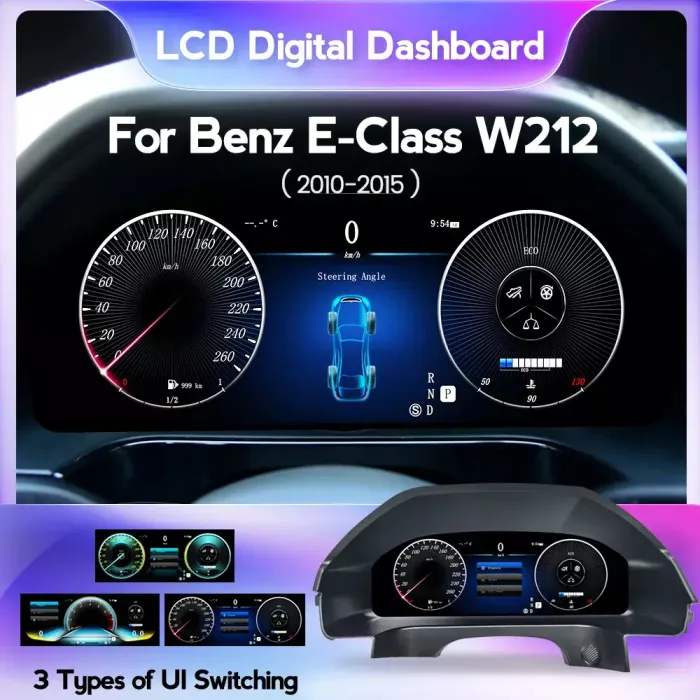 Электронная панель приборов Mercedes-Benz E-класс W212 2012-2015 (NTG 4.5) - 1317A с LCD / ЖК 12.3" экраном QLED