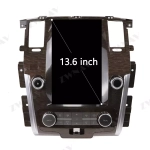 Магнитола для Nissan Patrol Y62, Infiniti QX56/QX80 2010-2019 (поддержка Bose, 360 и мониторов) - Kuberg ZF-1808-Q6 вертикальный экран в стиле "Тесла" на Android 11, 8Гб+128Гб, CarPlay, 4G SIM-слот